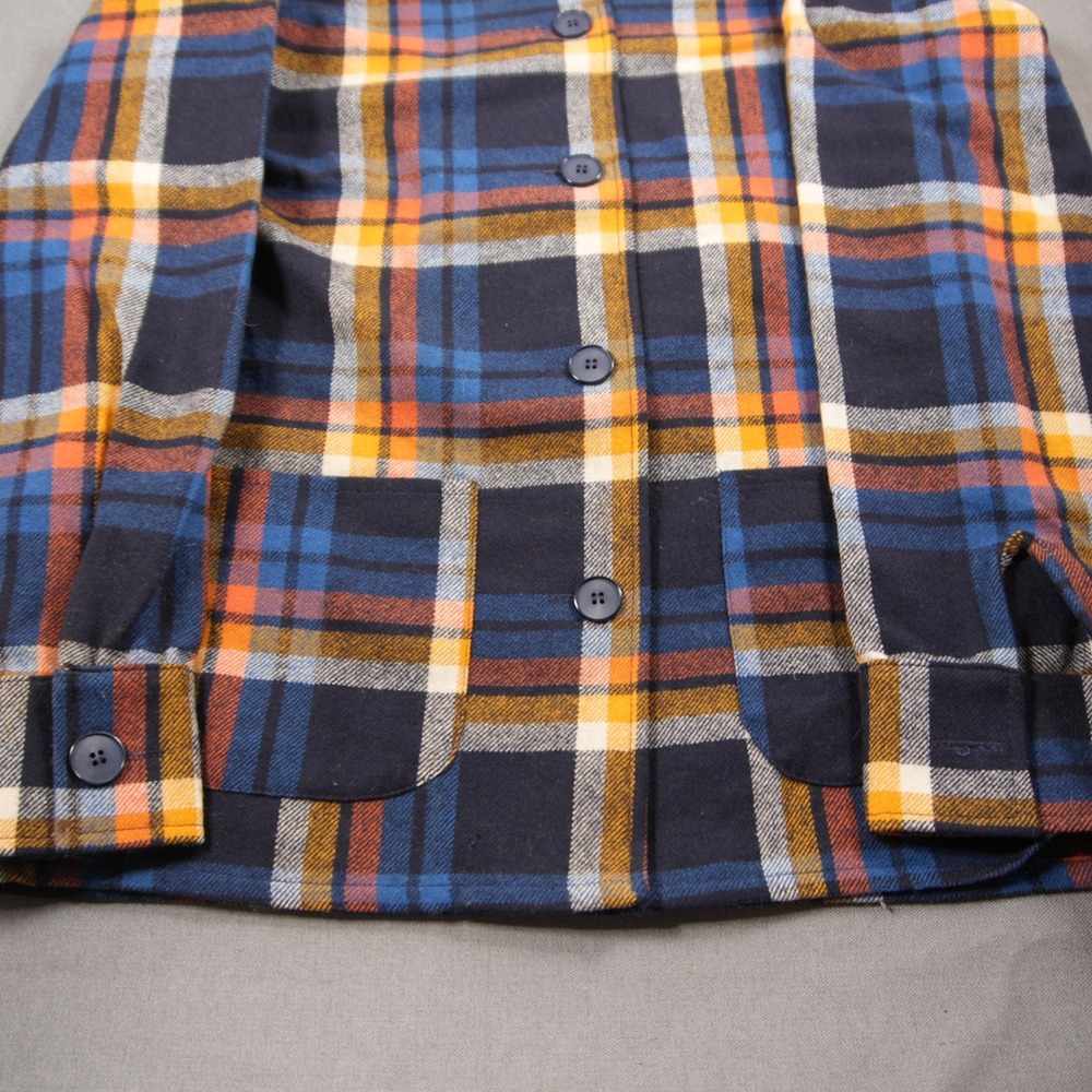 Vintage Pendleton Knockabouts Plaid Wool Women Shirt Jacket Coat M Western Cabin - Picture 10 of 15
